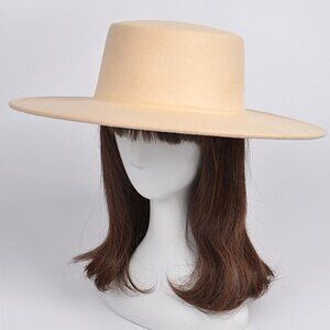 SALE ‼️ Classic Ivory Fedora Hat